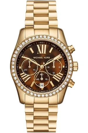 Michael Kors Chronograph LEXINGTON MK7276, Quarzuhr, Armbanduhr, Damenuhr, Stoppfunktion, Edelstahlarmband