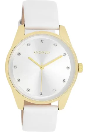 Oozoo Quarzuhr Damen Armbanduhr Timepieces Analog, (Analoguhr), Damenuhr rund, mittel (ca. 38mm) Lederarmband, Fashion-Style - Verkäufer: Fit4Style Silberschmuck - IMPPAC