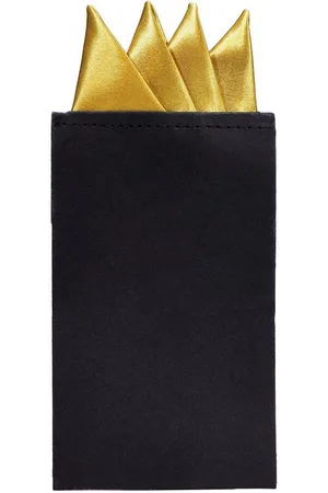 DonDon Einstecktuch Herren Einstecktuch vorgefaltet für den perfekten Sitz, (Packung, 1-St), vorgefaltet, mit Karton verstärkt, Seidenlook - Verkäufer: urban-styles