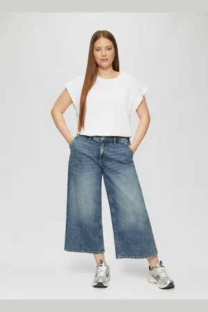 QS by s.Oliver 5-Pocket-Jeans Culotte / Slim Fit / Mid Rise / Wide Leg - Verkäufer: s.Oliver