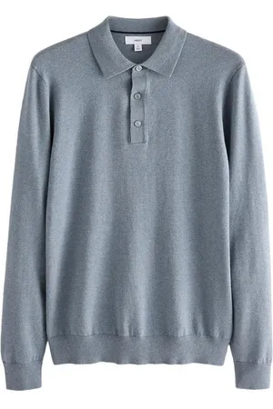 Next Langarm-Poloshirt Langärmeliges Slim Fit Poloshirt aus Strick (1-tlg) - Verkäufer: Germany GmbH