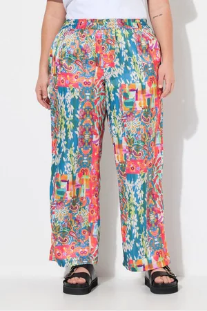Angel of Style Funktionshose Hose gerades Bein Patchprint Elastikbund - Verkäufer: Popken Fashion Group