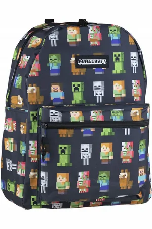 Minecraft Schulrucksack Schulrucksack – geräumig, langlebig, ideal für Schule - Verkäufer: festivalartikel
