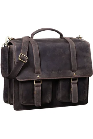 STILORD Aktentasche "Fernando" Ledertasche Aktentasche Vintage - Verkäufer: Leder