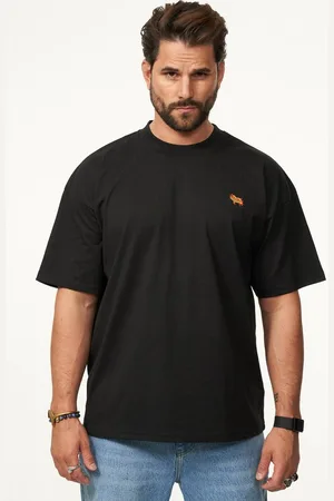 Soul Star T-Shirt mit Stickerei Herren Oversize-Fit Kurzarm Shirt mit Rundhals-Ausschnitt - Verkäufer: STYLE DIVISION