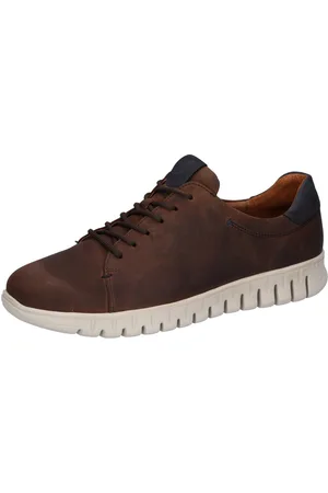 Waldläufer H-Baldo Sneaker, Schnürschuh, Freizeitschuh mit proaktiv-Lederinnensohle, H-Weite