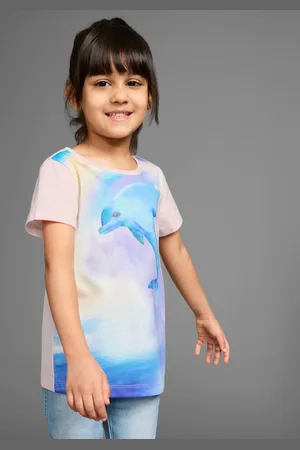 Kidsworld T-Shirt Shirt mit großem Fotodruck T-Shirt mit süßen Delfin-Fotodruck