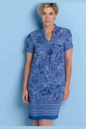 Bianca Druckkleid DORINE in 2-farbigem modischen Allover-Print - Verkäufer: