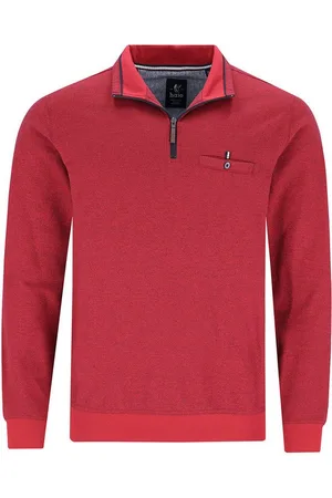 HAJO Sweatshirt Sweatshirt in Jaspé-Garn mit Zip - Verkäufer: Mode