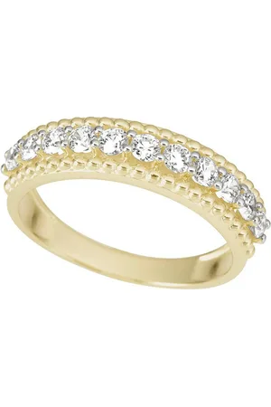 Firetti Fingerring Schmuck Geschenk Gold 333 Damenring Goldring Fantasie bicolor, mit Zirkonia (synth)