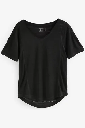 Next V-Shirt Kurzärmeliges Sport-Top mit V-Ausschnitt (1-tlg) - Verkäufer: Germany GmbH