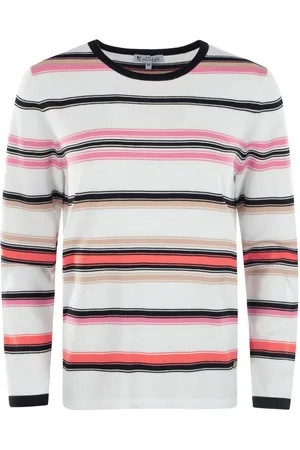 HAJO Rundhalspullover Damen Pullover, Feinstrick, Streifenlook - Verkäufer: Mode