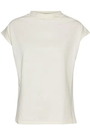 Daniel Hechter T-Shirt ärmellos, figurumspielende Passform, mit Wasserfallkragen