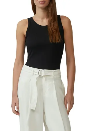 QS by s.Oliver Ripptanktop mit Rippstruktur