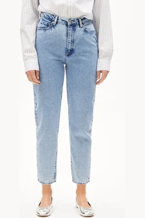 Armedangels Slim-fit-Jeans MAIRAA Damen (Non-Stretch, Mom Fit) fresh blue - Verkäufer: