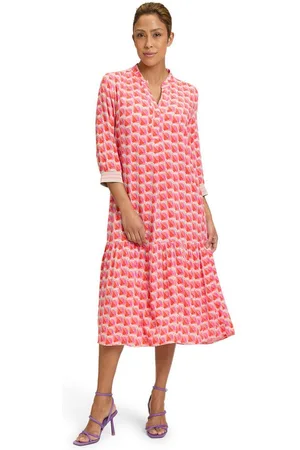 Betty Barclay Sommerkleid Stufenkleid mit 3/4 Arm Druck