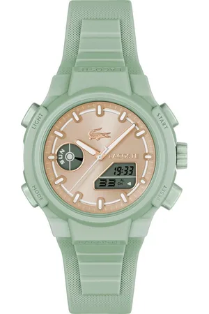 Lacoste Quarzuhr LC33 2001433, Armbanduhr, Damenuhr, Silikonarmband, analog, digital, Stoppfunktion