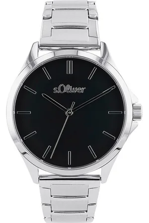 QS by s.Oliver Quarzuhr 2036546, Armbanduhr, Damenuhr, Edelstahlarmband, analog