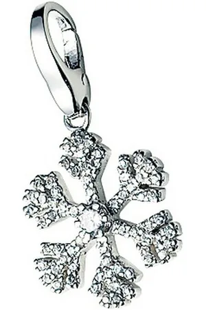Giorgio Martello Charm-Einhänger Eiskristall mit Zirkonia