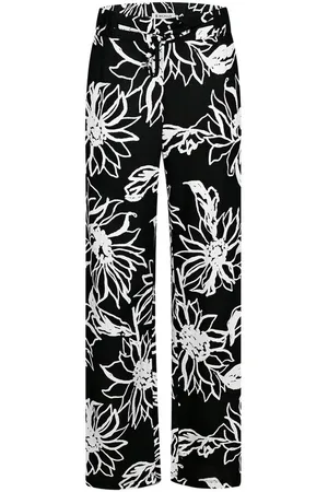 Bicalla Culotte Sommerhose mit Blüten-Print in Schwarz/Weiß (1-tlg) - Verkäufer: SENSCOIN GmbH