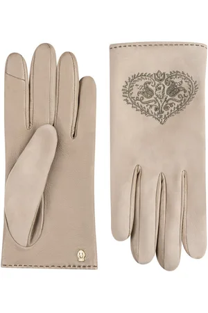 ROECKL Lederhandschuhe Gitti Handschuhe Seidenfutter und traditionelle Stickerei - Verkäufer: