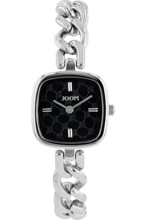 JOOP! Quarzuhr 2038613, Armbanduhr, Damenuhr, Edelstahlarmband, analog, Mineralglas