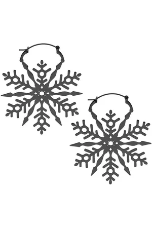 Wildcat Paar Creolen Snowflake Hoops, Hochglanzpoliert,Wasserfest - Verkäufer: