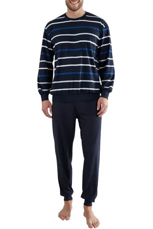 Götzburg Pyjama Herren Pyjama quergestreift (1 tlg) - Verkäufer: MASKADOR GmbH (Herstellerverkauf)