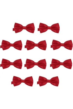 DonDon Fliege Schleifen 12 x 6 cm Junggesellenabschied (Packung, 10-St) bereits gebunden, verstellbar, Seidenlook, 10er-Set - Verkäufer: urban-styles