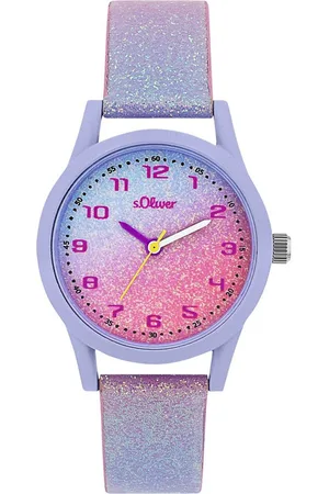 QS by s.Oliver Quarzuhr 2039522, Armbanduhr, Kinderuhr, Mädchen, Geschenkidee, Geburtstag, Schulanfang