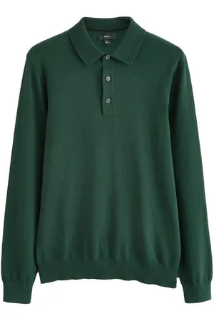 Next Langarm-Poloshirt Langärmeliges Slim Fit Poloshirt aus Strick (1-tlg) - Verkäufer: Germany GmbH