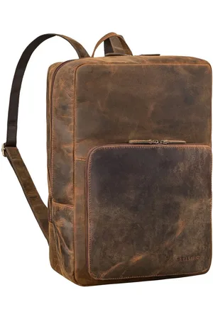 STILORD Notebookrucksack "Nicolo" XXL Business Rucksack Herren Leder Laptoprucksack 17 Zoll - Verkäufer: Leder