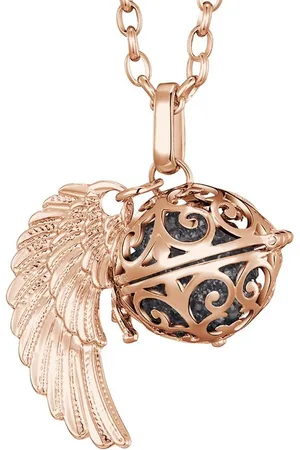 Morella Kette mit Anhänger Engel Halskette roségold 70 cm mit Anhänger (2-tlg), Samtbeutel - Verkäufer: urban-styles