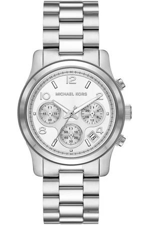 Michael Kors Chronograph RUNWAY MK7325, Quarzuhr, Armbanduhr, Damenuhr, Stoppfunktion, Edelstahlarmband