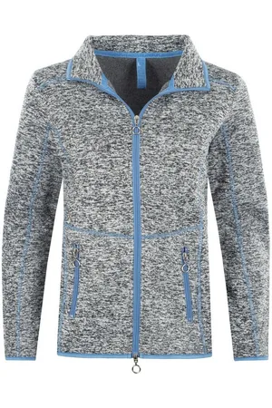 HAJO Strickjacke Strickfleece Jacke Mouliné Optik - Verkäufer: Mode