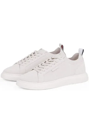 Tommy Hilfiger LIGHT CUPSOLE KNIT SEASONAL Plateausneaker, Freizeitschuh, Halbschuh, Schnürschuh mit Logoschriftzug