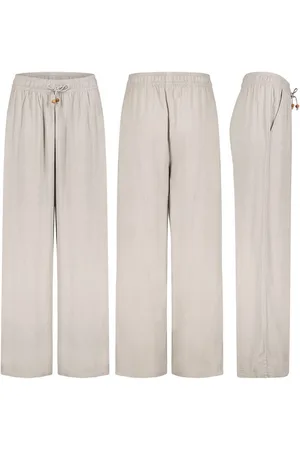 Eight2Nine Chinos Damen Leinen Hose Leinenhose Regular Freizeithose Sommer - Verkäufer: fashion-victim-style
