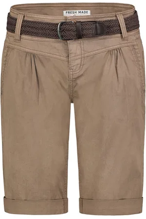 Fresh Made Bermudas Sommerliche Bermuda Shorts mit geflochtenem Gürtel Bermuda Shorts - Verkäufer: ARIZONAS
