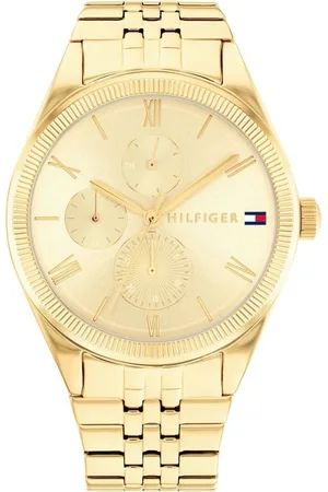 Tommy Hilfiger Multifunktionsuhr CLASSIC 1782592, Quarzuhr, Armbanduhr, Damenuhr, Datum, Edelstahlarmband