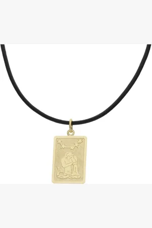 JuwelmaLux Sternzeichenanhänger Sternzeichen Anhänger, Leder, Gold Wassermann JL14-05-0080 (1-tlg), Sternzeichen - Verkäufer: Juwelier-Bacak