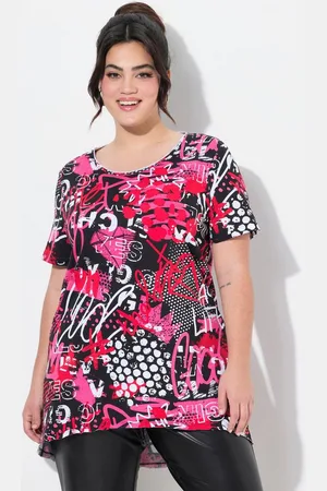 Angel of Style T-Shirt Longshirt Alloverdruck Halbarm - Verkäufer: Popken Fashion Group