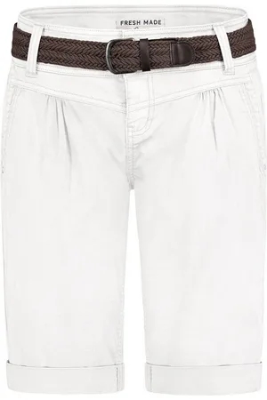Fresh Made Bermudas Sommerliche Bermuda Shorts mit geflochtenem Gürtel Bermuda Shorts - Verkäufer: ARIZONAS
