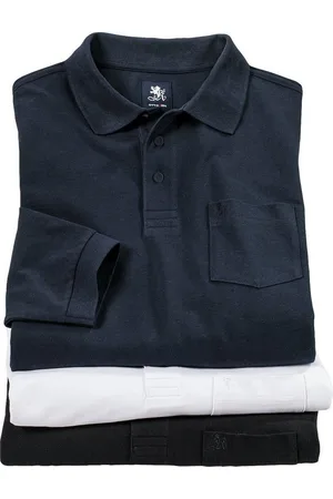 Otto Kern Langarm-Poloshirt (Packung, 3er-Pack) aus Baumwolle - Verkäufer: Vorteilshop