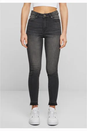 Urban classics Funktionshose Ladies Skinny High Waist Open Hem Damen Jeans - Verkäufer: Rexlander