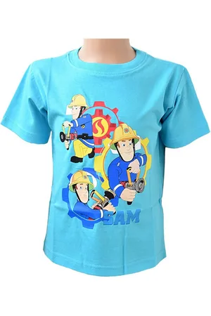 Feuerwehrmann SAM T-Shirt Jungen Kurzarmshirt Größe 92-116 cm - Verkäufer: Starkids Licensed Brands and more