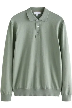 Next Langarm-Poloshirt Langärmeliges Slim Fit Poloshirt aus Strick (1-tlg) - Verkäufer: Germany GmbH