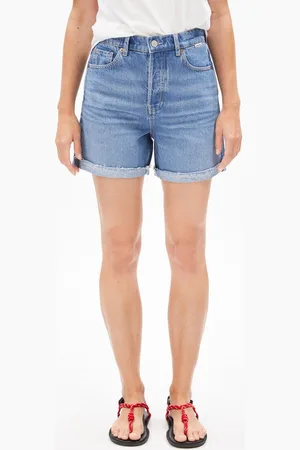 Armedangels Shorts SHEAARI Damen Jeans Shorts aus Hanf-Mix (1-tlg., Regular Fit) Jeans Shorts aus Hanf-Mix - Verkäufer: