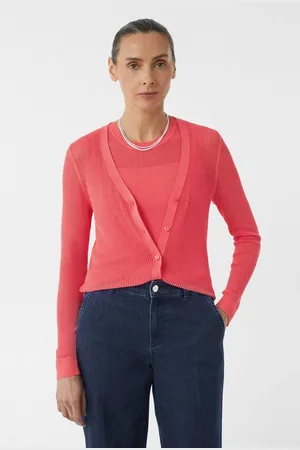 Comma, Strickjacke Cardigan aus Feinstrick mit V-Ausschnitt - Verkäufer: s.Oliver