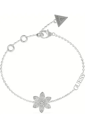 Guess Armband Schönes Stahlarmband mit weißer Lotusblume 18,5 cm - Verkäufer: Parfümerie Wilhelm Haas