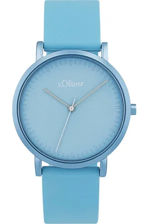 QS by s.Oliver Quarzuhr 2039506, Armbanduhr, Damenuhr, Silikonarmband, analog